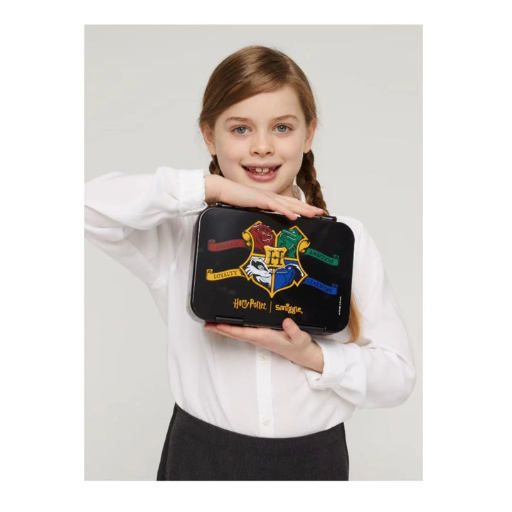 Smiggle Harry Potter 4 Compartments Food Safe BPA and Phthalates Free Bento Plastic Medium 758 ml Lunch Box at Zubaidas Official Pakistan