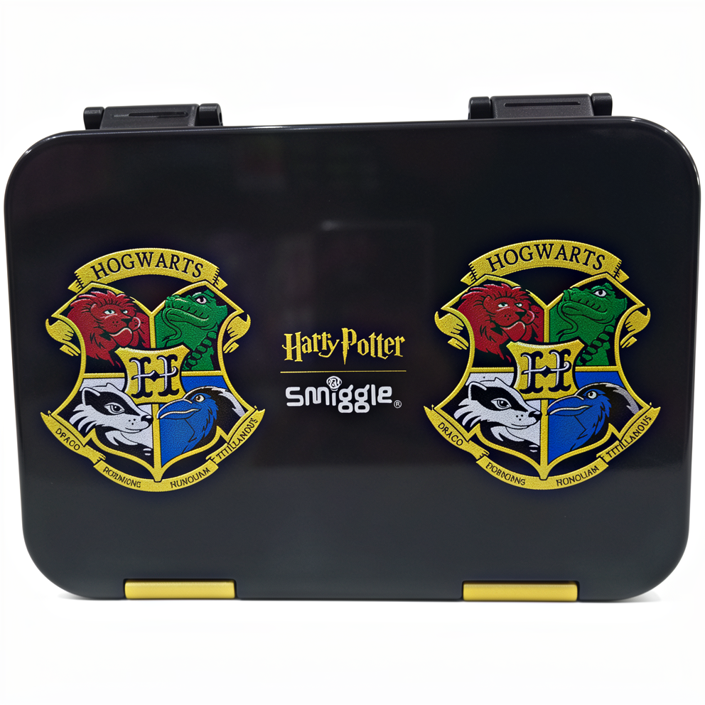 Smiggle Harry Potter 4 Compartments Food Safe BPA and Phthalates Free Bento Plastic Medium 758 ml Lunch Box at Zubaidas Pakistan