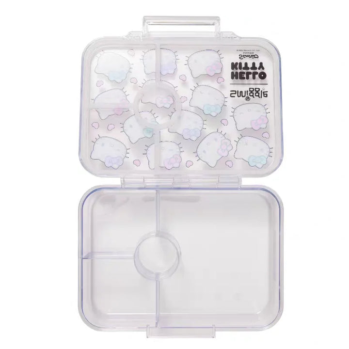 Smiggle Hello Kitty 4 Compartments Food Safe BPA and Phthalates Free Bento Plastic Medium 758 ml Lunch Box at Zubaidas Official Pakistan