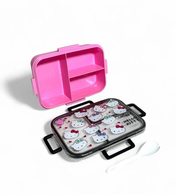 Smiggle Hello Kitty Trio Bento Large Plastic Lunch Box 750 ML at Zubaidas Official Pakistan