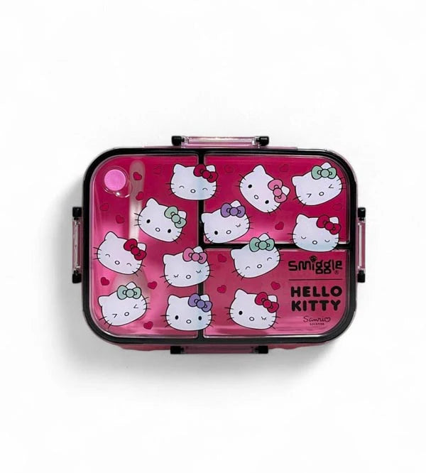 Smiggle Hello Kitty Trio Bento Large Plastic Lunch Box 750 ML at Zubaidas