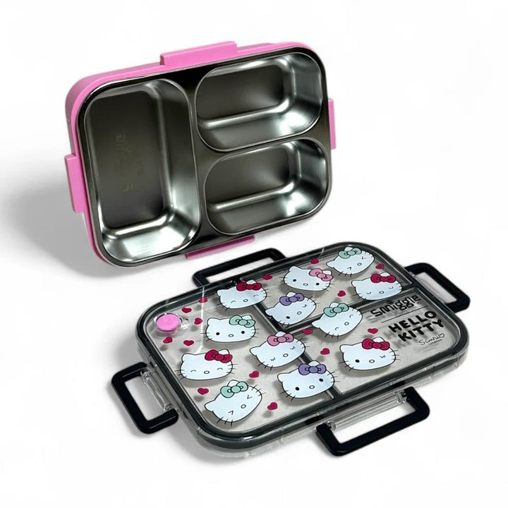 Smiggle Hello Kitty Trio Large Stainless Steel See Me Bento Lunch Box 750 ML SM262198 at Zubaidas Best Online Baby and Kids Store in Pakistan for over 50 years