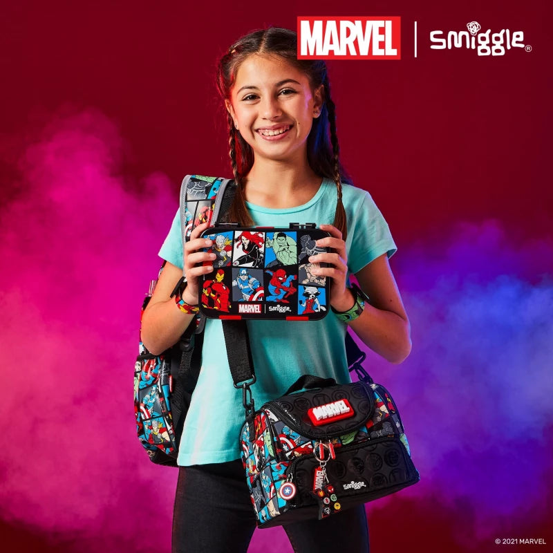 Smiggle Marvel Double Decker Insulated Lunch Bag at Zubaidas The Ultimate Online Baby and Kids Store in Pakistan for over 50 years