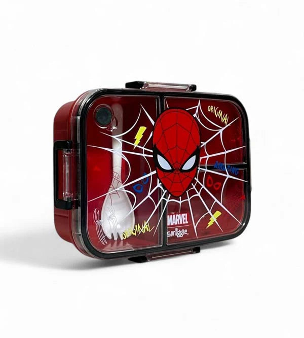 Smiggle Marvel Spider-Man Trio Bento Large Plastic Lunch Box 750 ML at Zubaidas Online Pakistan