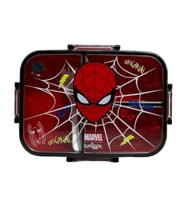 Smiggle Marvel Spider-Man Trio Bento Large Plastic Lunch Box 750 ML at Zubaidas