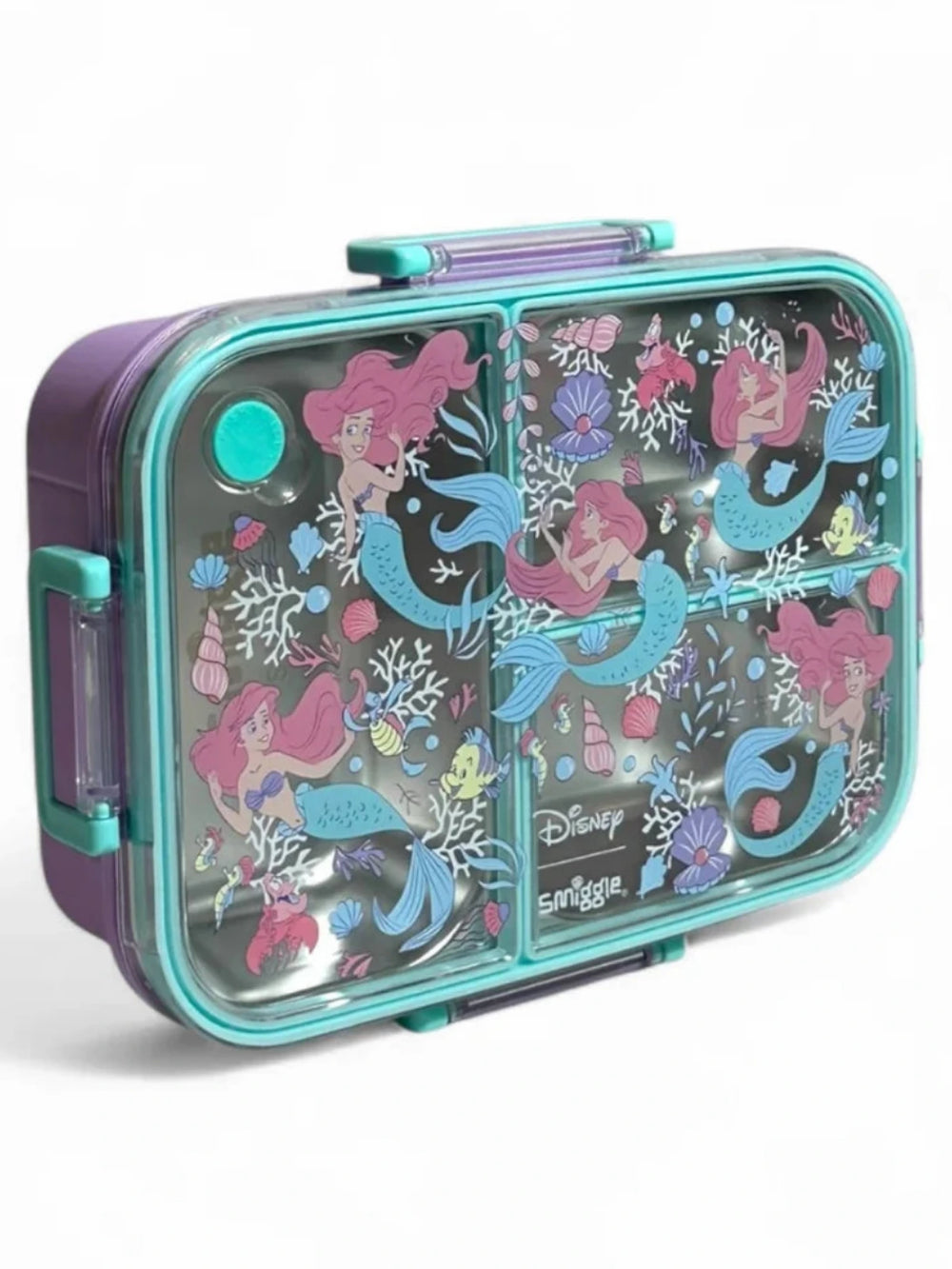 Smiggle Mermaid Trio Large Stainless Steel See Me Bento Lunch Box 750 ML SM262198 at Zubaidas Official Pakistan