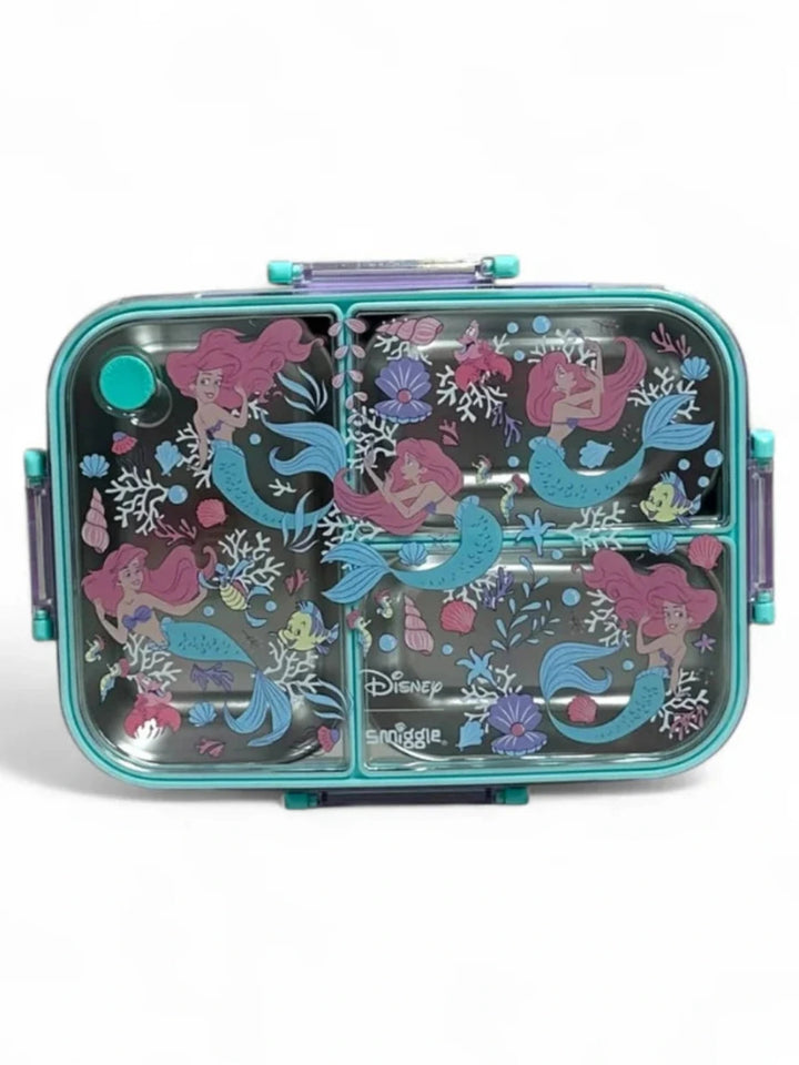 Smiggle Mermaid Trio Large Stainless Steel See Me Bento Lunch Box 750 ML SM262198 at Zubaidas