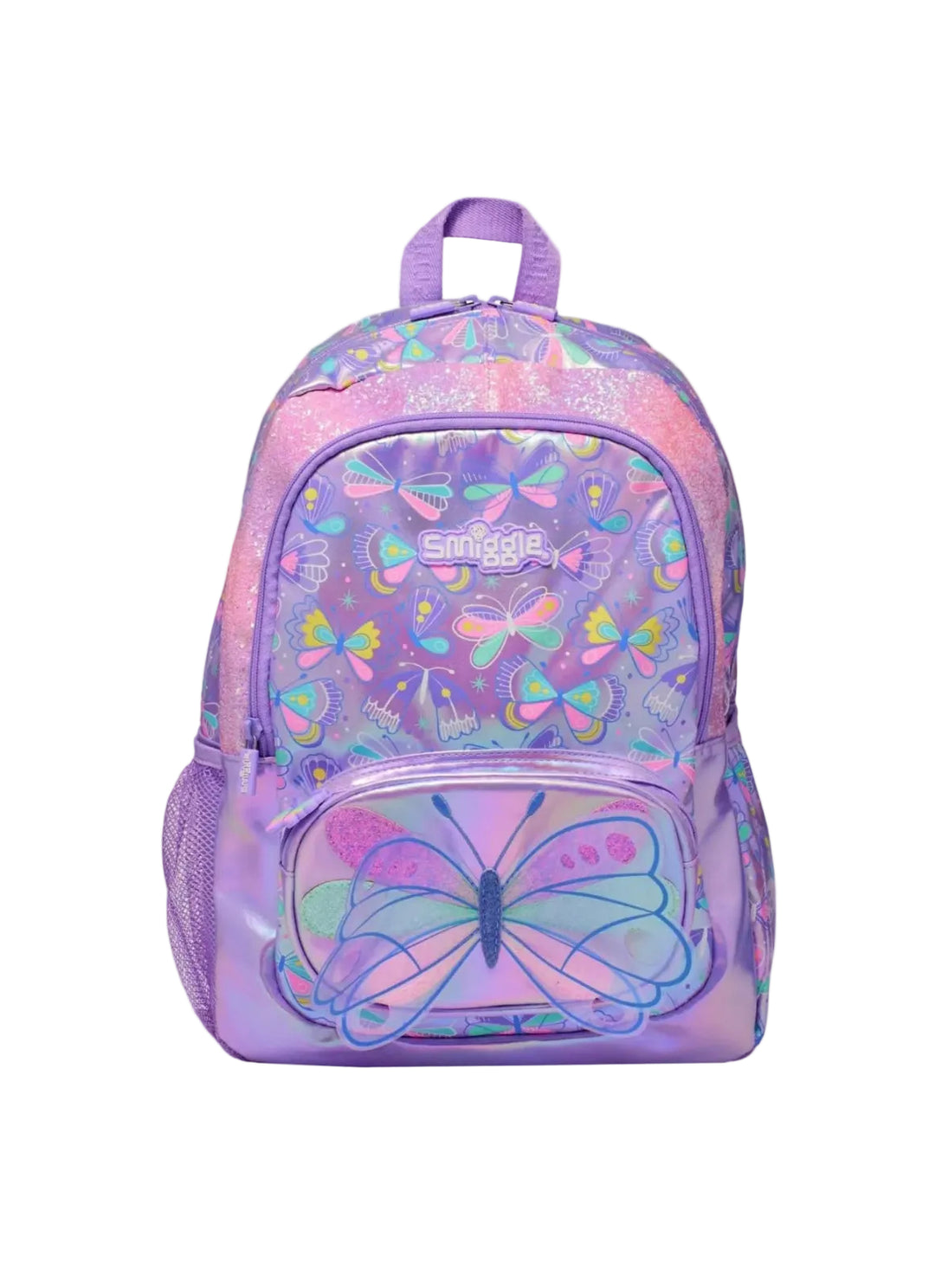 Smiggle Middle School Bag Butterfly Backpack Large 17 inches at Zubaidas