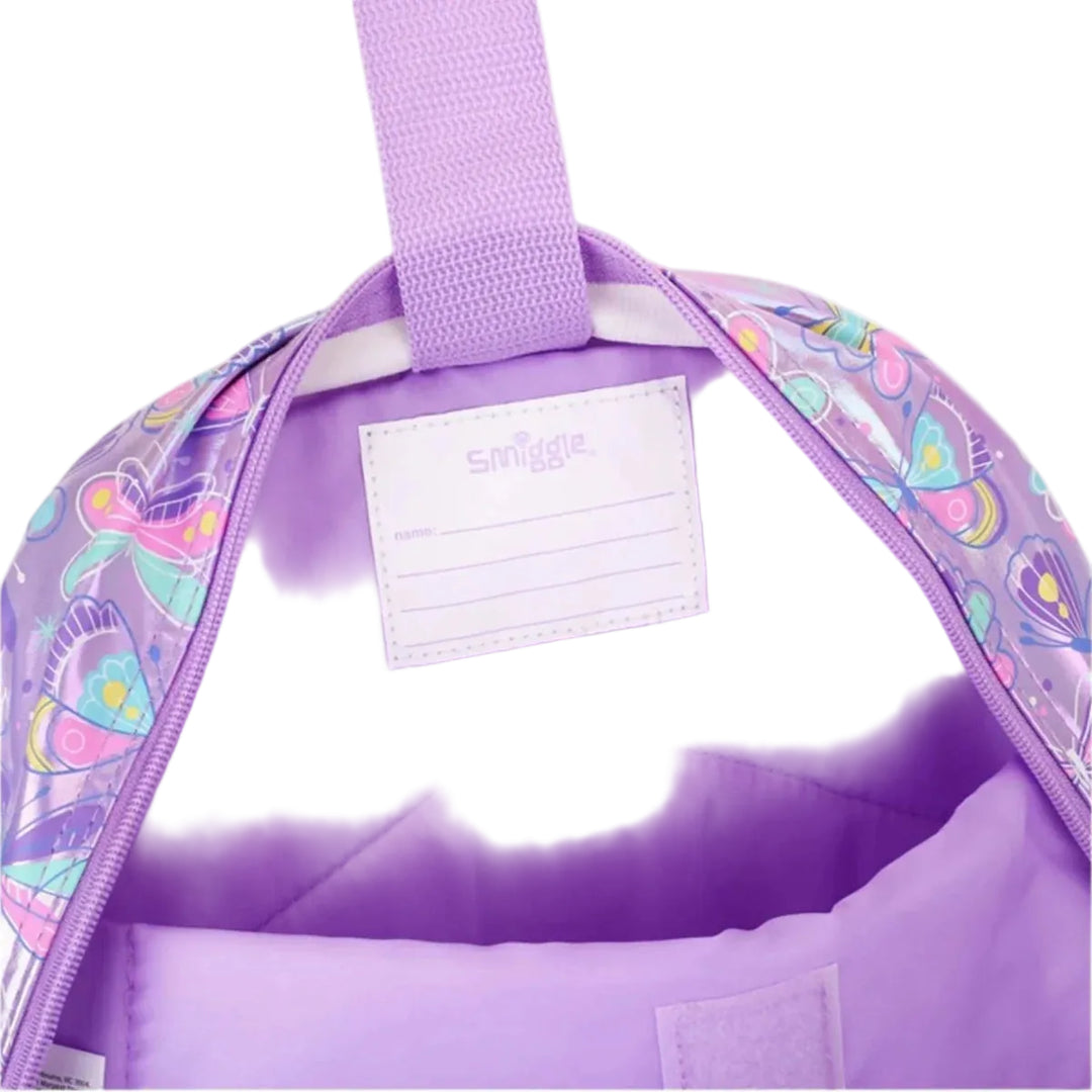 Smiggle Middle School Bag Butterfly Backpack Large 17 inches at Zubaidas showcasing the best back to school collection in Pakistan