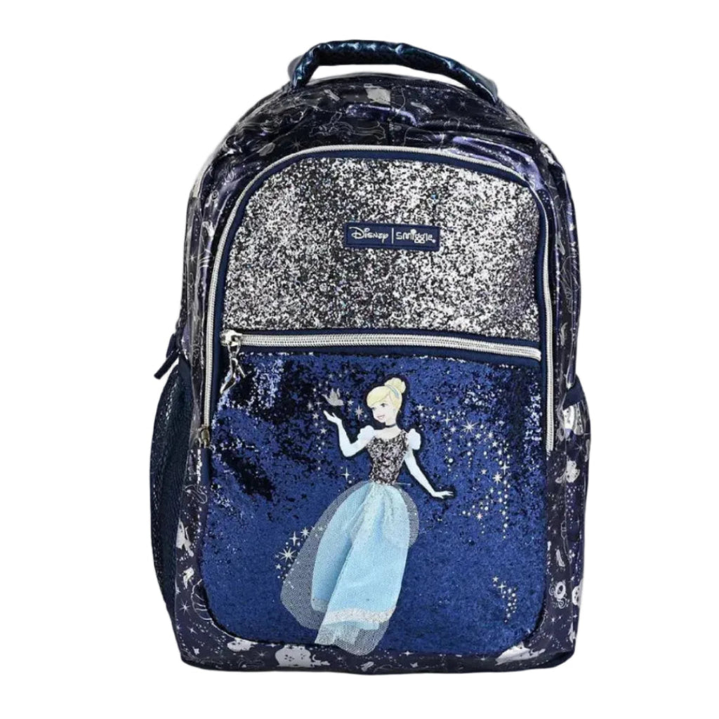 Smiggle Middle School Bag Disney Cinderella Backpack Large 17 inches at Zubaidas