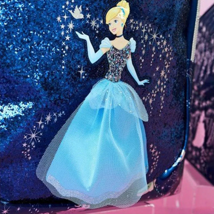 Smiggle Middle School Bag Disney Cinderella Backpack Large 17 inches at Zubaidas Best School Supplies Online Store in Pakistan for over 50 years