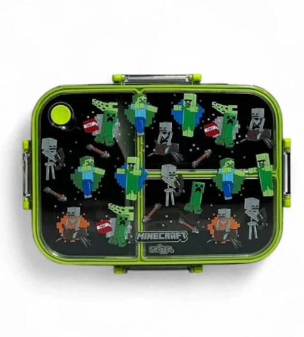 Smiggle Minecraft Trio Large Bento Plastic Lunch Box 750 ML at Zubaidas