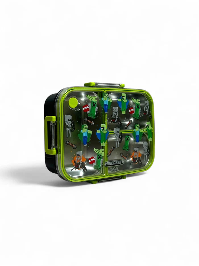 Smiggle Minecraft Trio Large Stainless Steel See Me Bento Lunch Box 750 ML SM262198 at Zubaidas Number 1 Online Baby and Kids Store in Pakistan for over 50 years