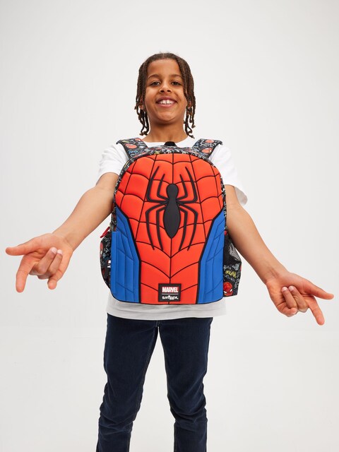 Smiggle Preschool Bag Marvel Spider-Man Junior Hoodie Backpack 15 inches at Zubaidas Official Pakistan