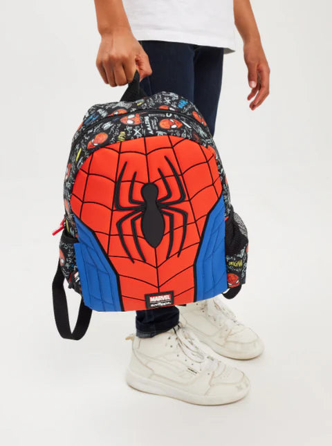Smiggle Preschool Bag Marvel Spider-Man Junior Hoodie Backpack 15 inches at Zubaidas No 1 Online Baby Store in Pakistan