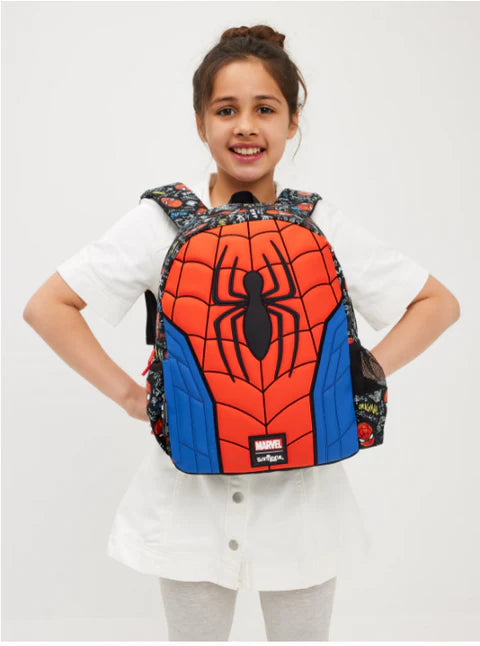 Smiggle Preschool Bag Marvel Spider-Man Junior Hoodie Backpack 15 inches at Zubaidas # 1 Online Baby Store in Pakistan