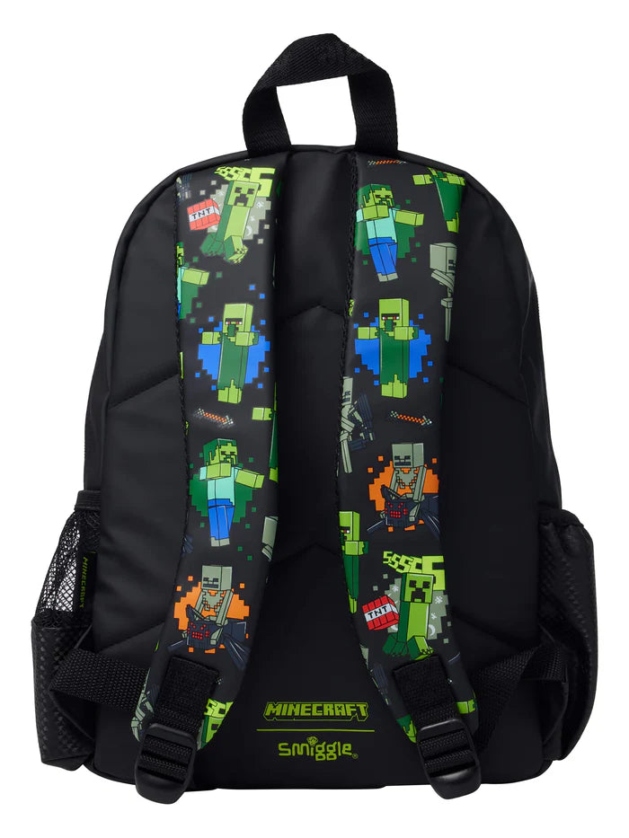 Smiggle Preschool Bag Minecraft Junior Character Backpack 15 inches at Zubaidas Best Online Baby Store in Pakistan