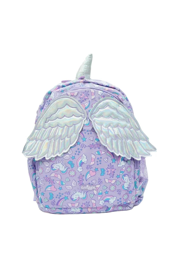 Smiggle Preschool Bag Purple Unicorn Backpack 15 inches at Zubaidas