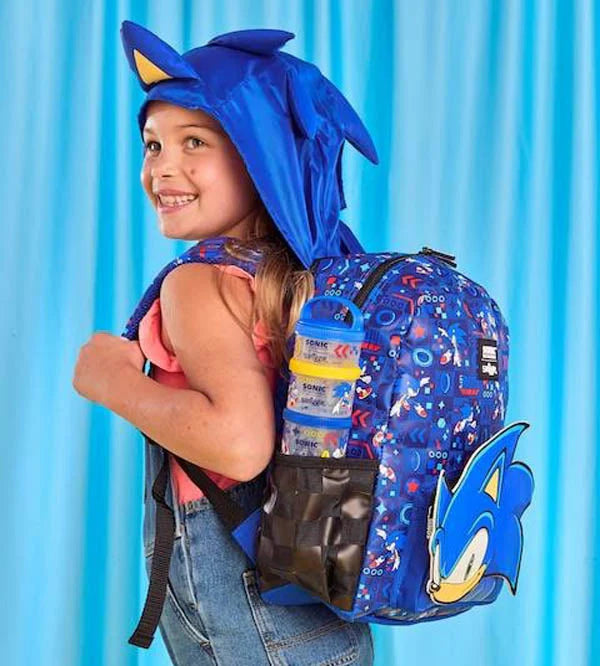 Smiggle Preschool Bag Sonic the Hedgehog Backpack 15 inches at Zubaidas Official Pakistan