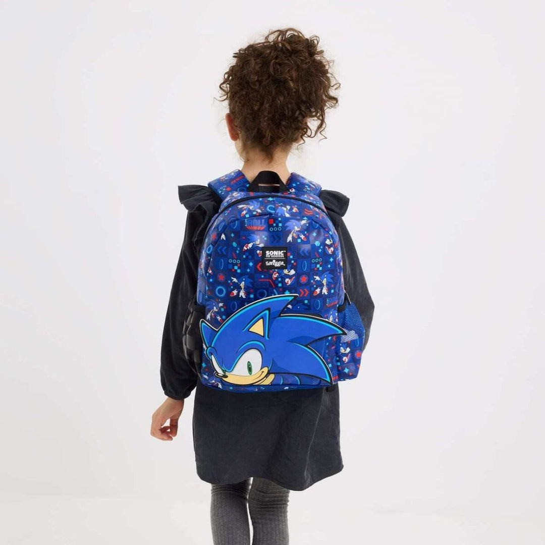 Smiggle Preschool Bag Sonic the Hedgehog Backpack 15 inches at Zubaidas Best Online Baby Store in Pakistan