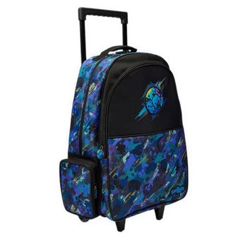 Smiggle School Bag Blue Trailblazer Classic Attach Trolley Backpack 21 inches at Zubaidas Official Pakistan