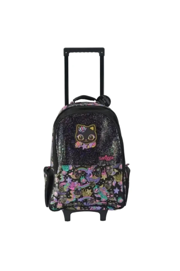 Smiggle School Bag Cat Trolley Backpack 21 inches at Zubaidas