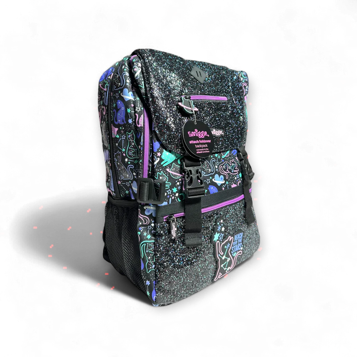 Smiggle School Bag Cosmic Cat Foldover Attach Backpack XL 18 inches at Zubaidas Official Pakistan