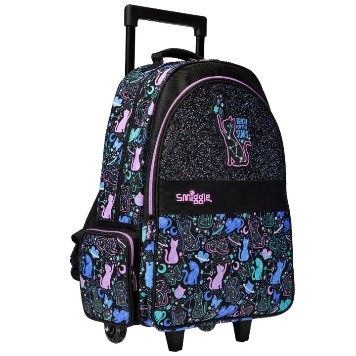 Smiggle School Bag Cosmic Cat Trolley Backpack 21 inches at Zubaidas Official Pakistan