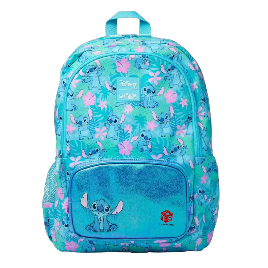 Smiggle School Bag Disney Stitch Classic Backpack Large 17 inches at Zubaidas