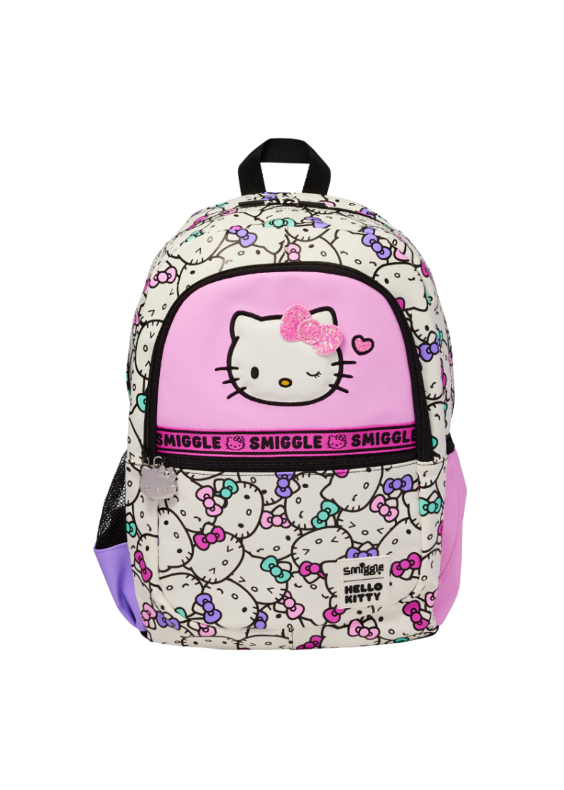Smiggle Middle School Bag Hello Kitty Backpack Large 17 inches at Zubaidas