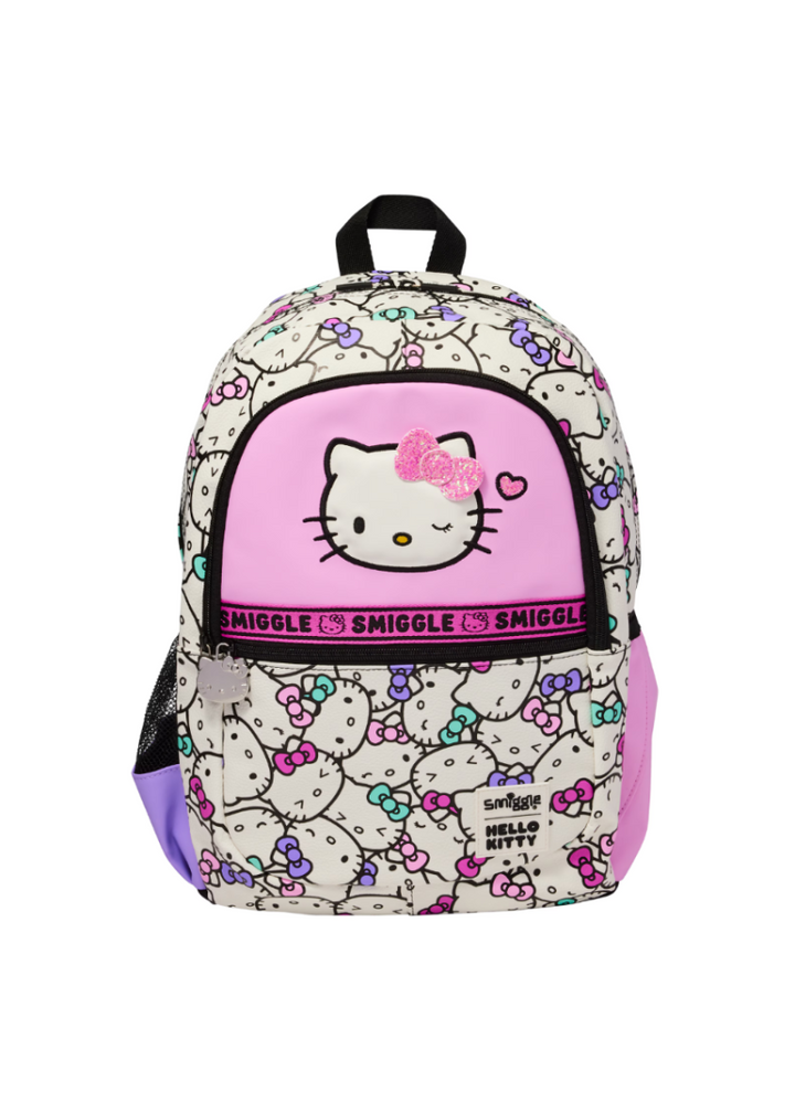 Smiggle Middle School Bag Hello Kitty Backpack Large 17 inches at Zubaidas
