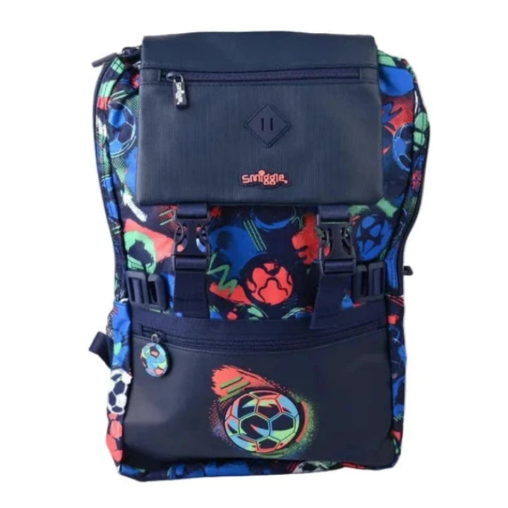Smiggle School Bag Limitless Attach Foldover Backpack XL 18 inches at Zubaidas