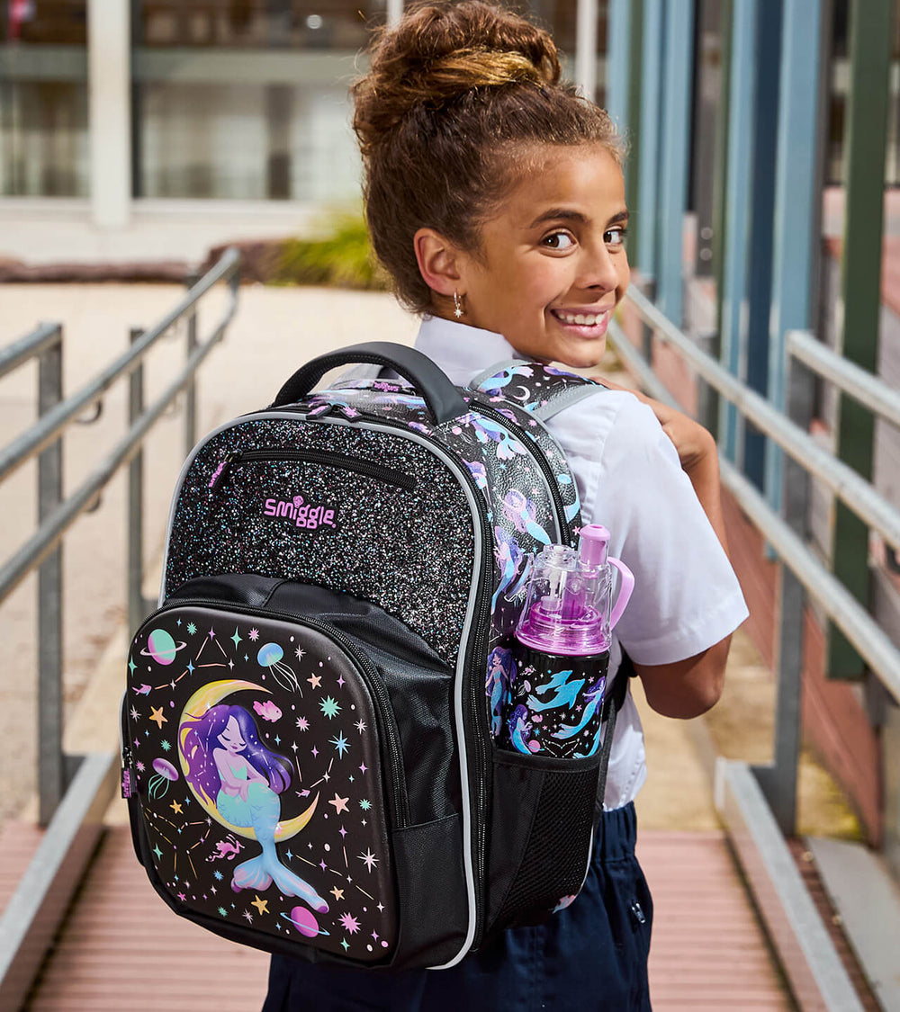 Smiggle School Bag Limitless Ultra Mermaid Backpack Large 17 inches at Zubaidas Official Pakistan