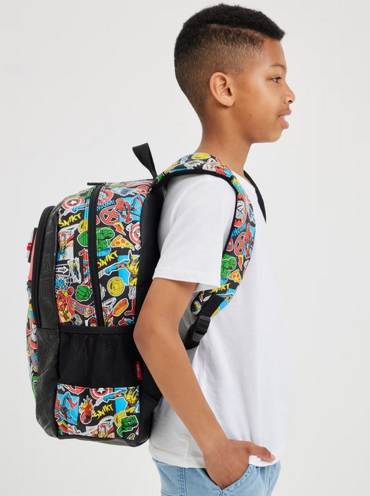 Smiggle School Bag Marvel Comics Backpack Large 17 inches at Zubaidas Official Pakistan