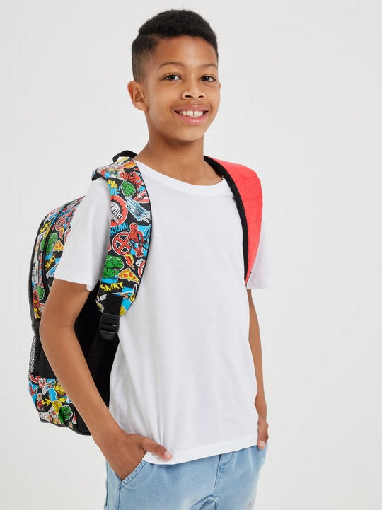 Smiggle School Bag Marvel Comics Backpack Large 17 inches at Zubaidas Best Online Baby Store in Pakistan