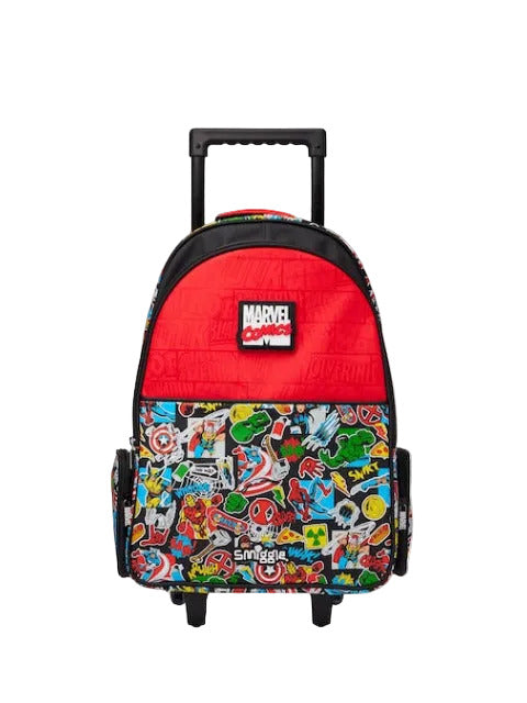 Smiggle School Bag Marvel Comics Trolley Backpack 21 inches at Zubaidas