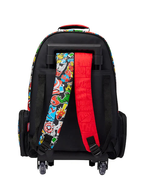 Smiggle School Bag Marvel Comics Trolley Backpack 21 inches at Zubaidas Best Online Baby and Kids Store in Pakistan