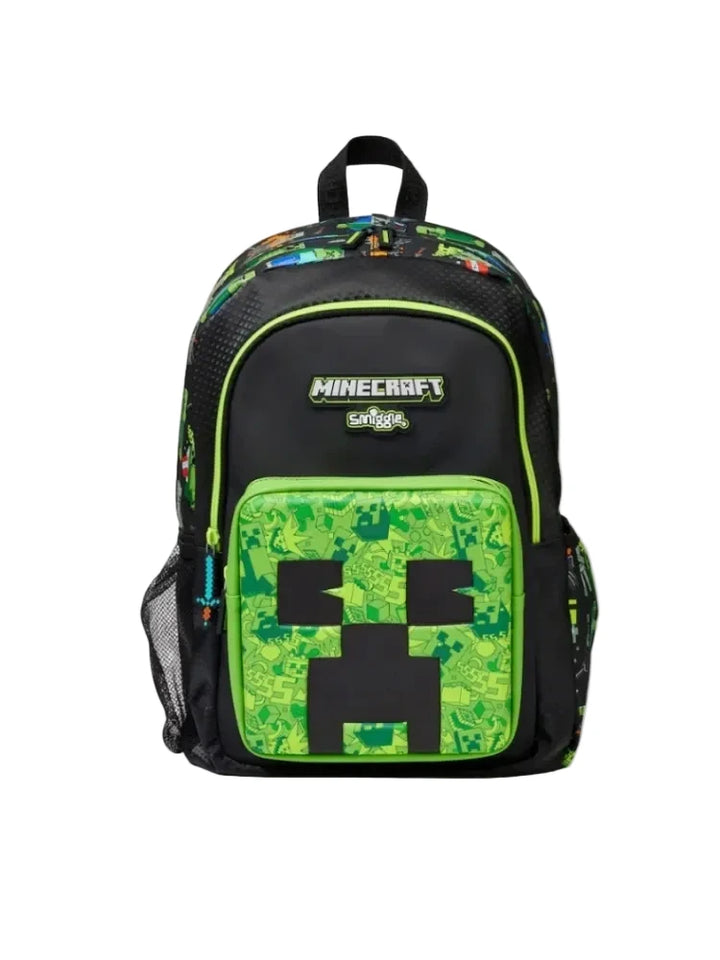 Smiggle Middle School Bag Minecraft Backpack Large 17 inches at Zubaidas