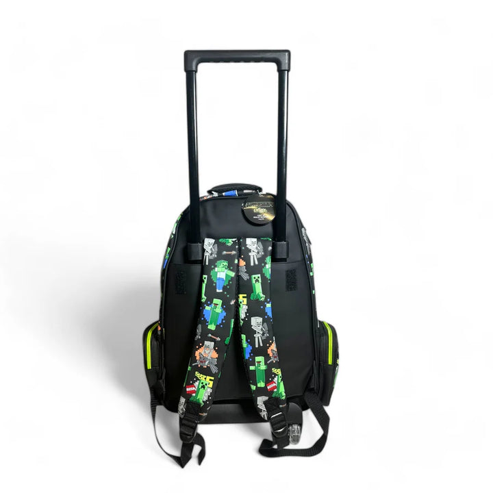 Smiggle School Bag Minecraft Trolley Backpack 21 inches at Zubaidas Most Trusted Online Baby Store in Pakistan