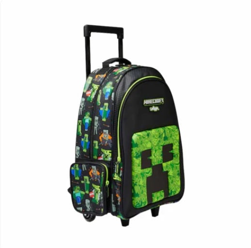 Smiggle School Bag Minecraft Trolley Backpack 21 inches at Zubaidas Official Pakistan