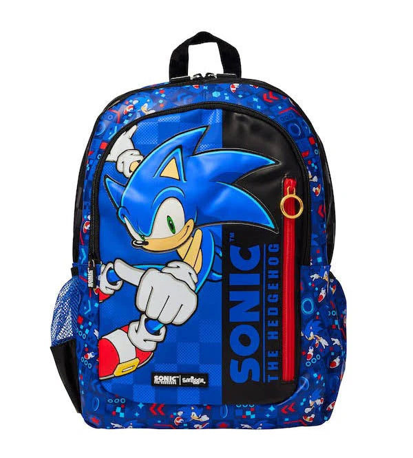 Smiggle School Bag Sonic The Hedgehog Backpack Large 17 inches at Zubaidas