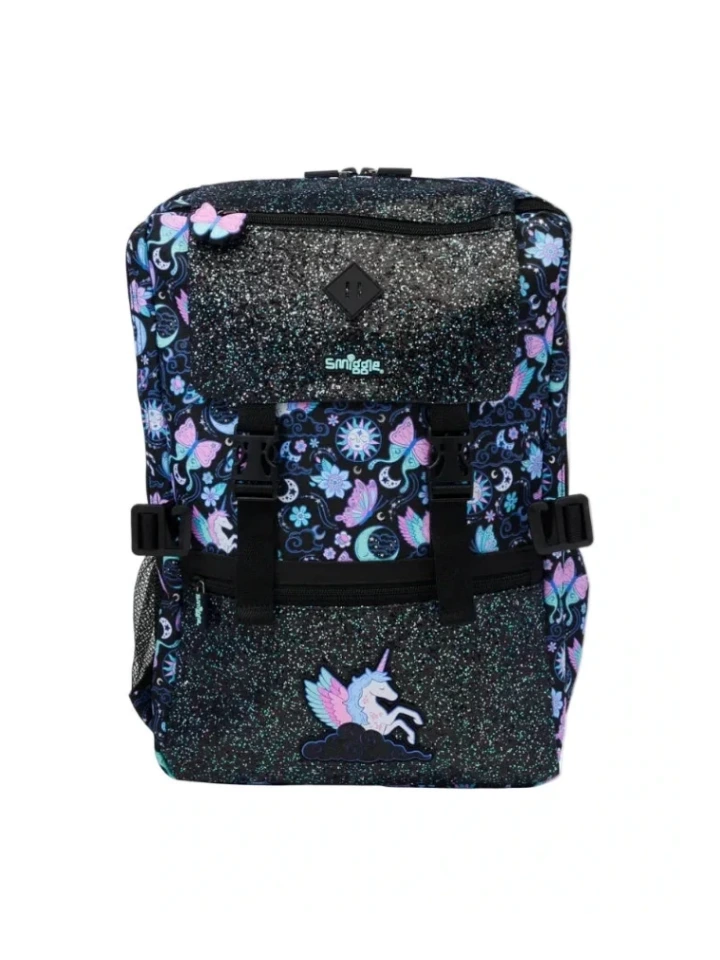 Smiggle School Bag Super Charge Foldover Attach Backpack XL 18 inches at Zubaidas