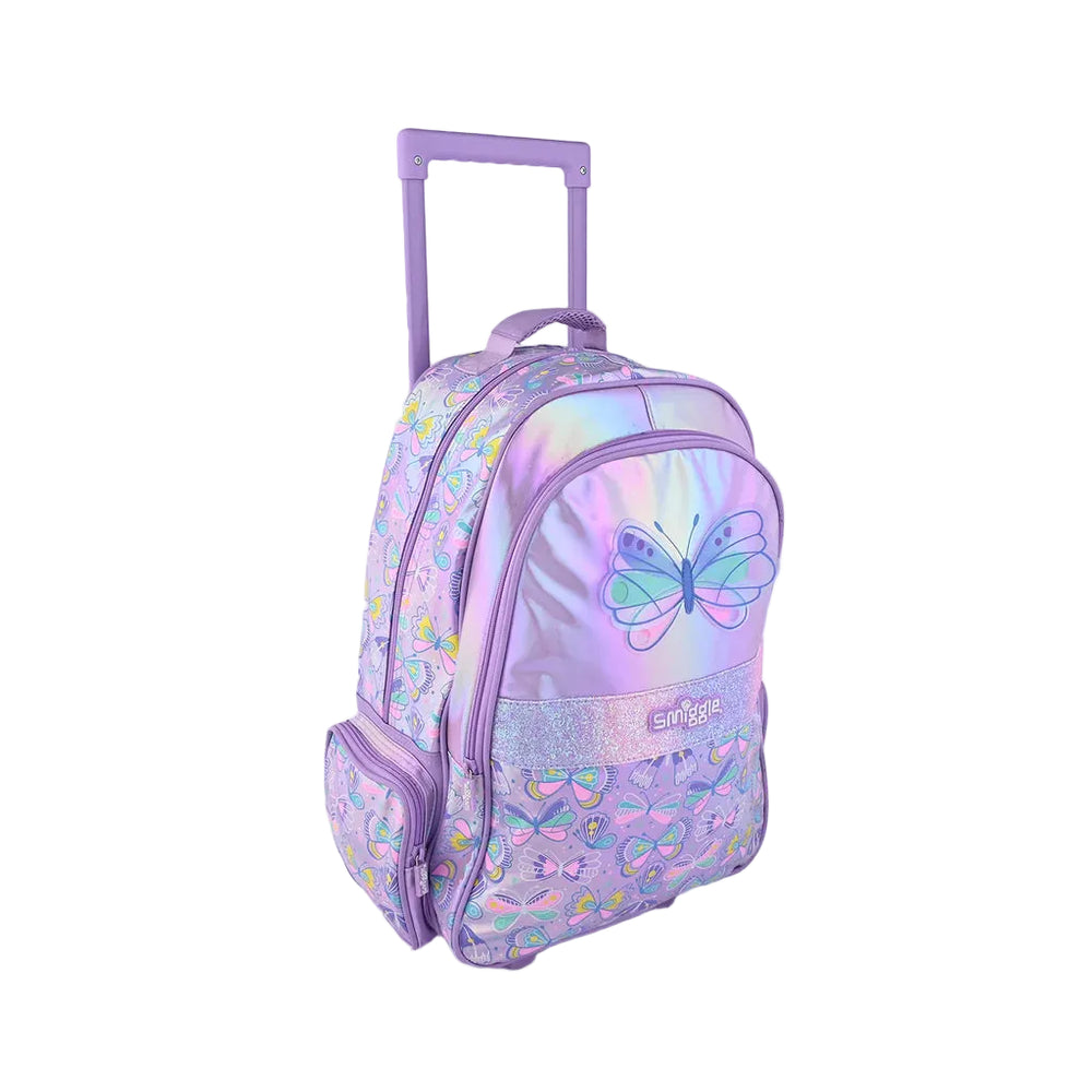 Smiggle Senior School Bag Butterfly Trolley Backpack 21 inches at Zubaidas Official Pakistan