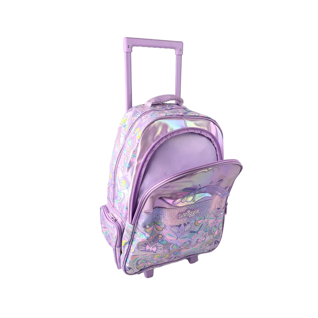 Smiggle Senior School Bag Butterfly Trolley Backpack 21 inches at Zubaidas Online Pakistan