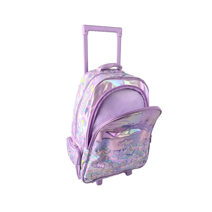Smiggle Senior School Bag Butterfly Trolley Backpack 21 inches at Zubaidas Online Pakistan