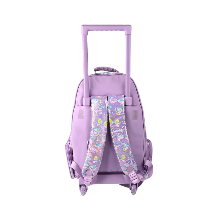 Smiggle Senior School Bag Butterfly Trolley Backpack 21 inches at Zubaidas Best School Bags Online Baby and Kids Store in Pakistan for over 50 years