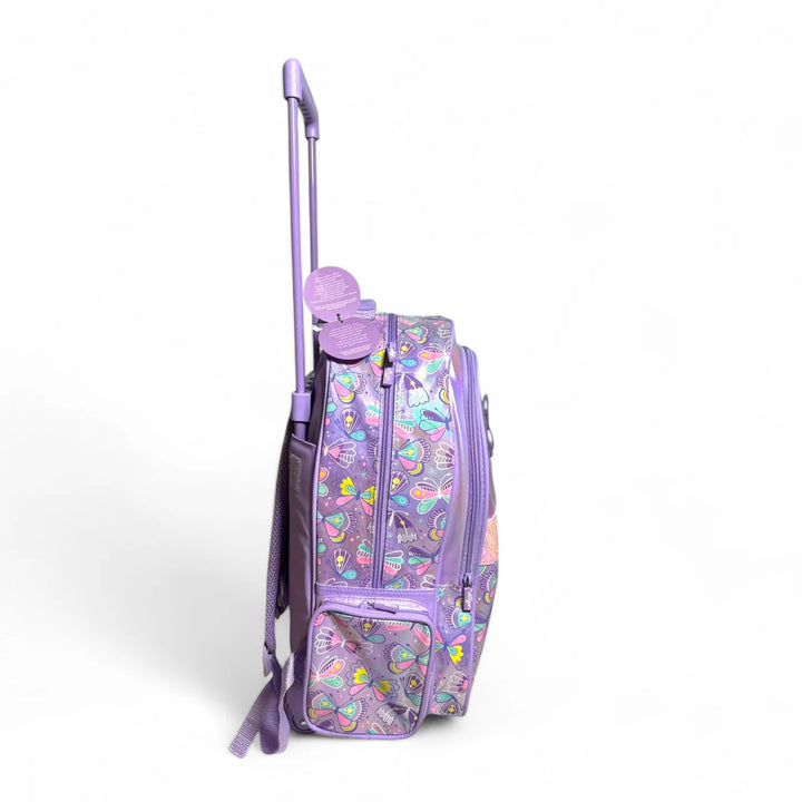 Smiggle Senior School Bag Butterfly Trolley Backpack 21 inches at Zubaidas No 1 Online Baby and Kids Store in Pakistan for over 50 years