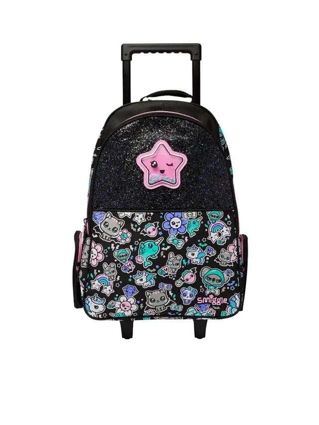 Smiggle Senior School Bag Trailblazer Trolley Backpack 21 inches at Zubaidas