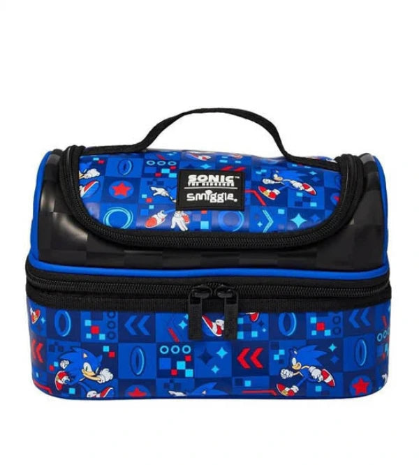Smiggle Sonic The Hedgehog Double Decker Insulated Lunch Bag at Zubaidas