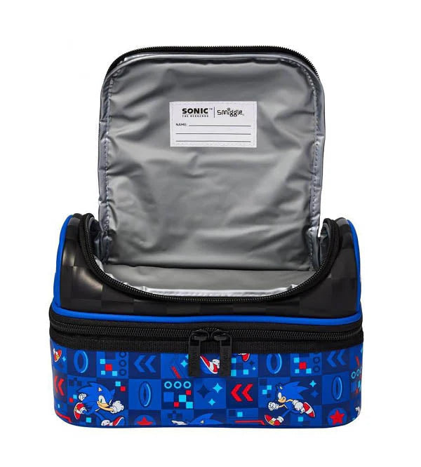 Smiggle Sonic The Hedgehog Double Decker Insulated Lunch Bag at Zubaidas Official Pakistan